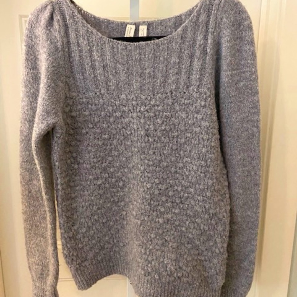 Anthropologie Meadow Rue Gray Sweater (M)